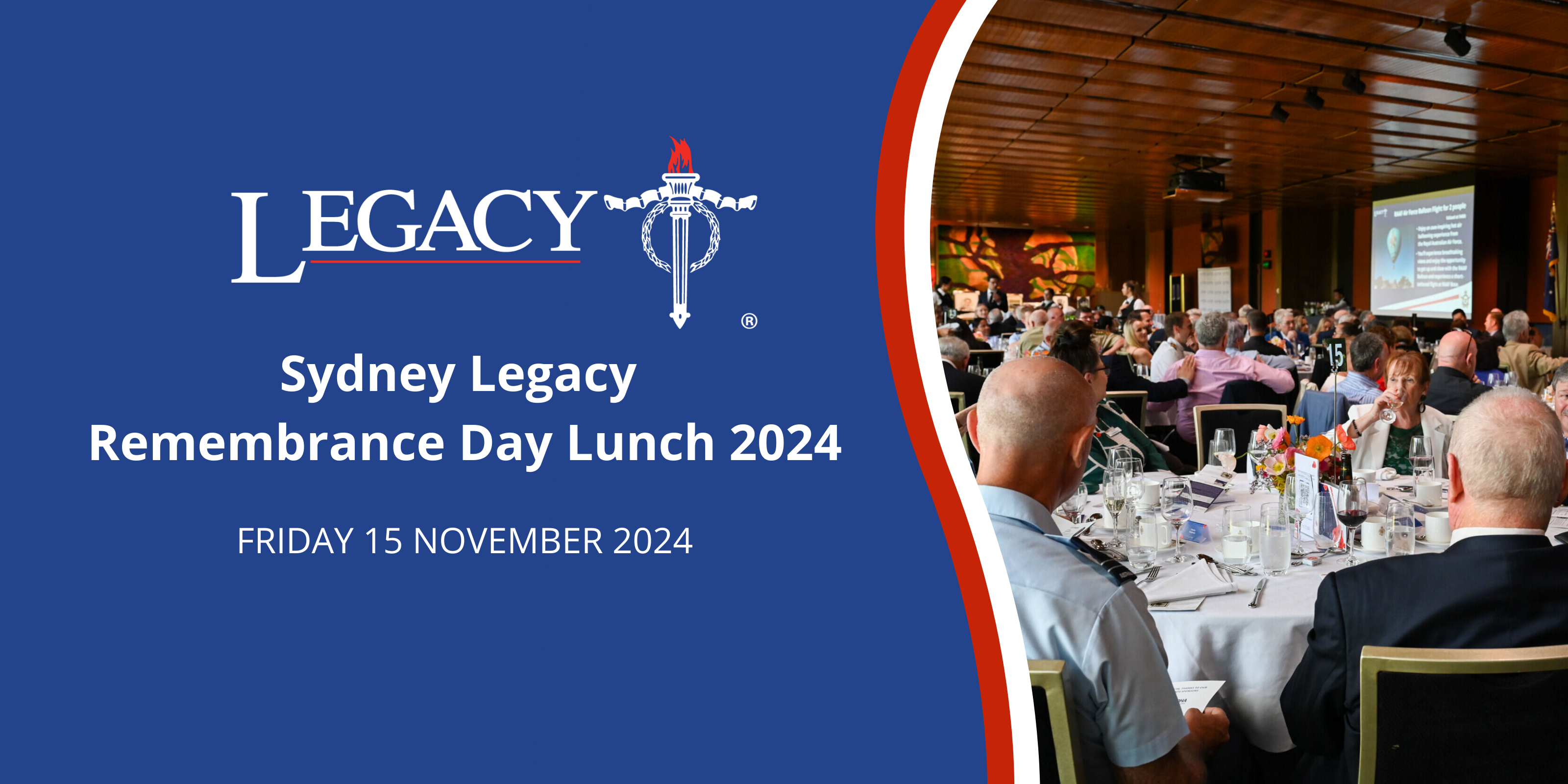 Purchase Your Ticket for the Sydney Legacy Remembrance Day Lunch 2024