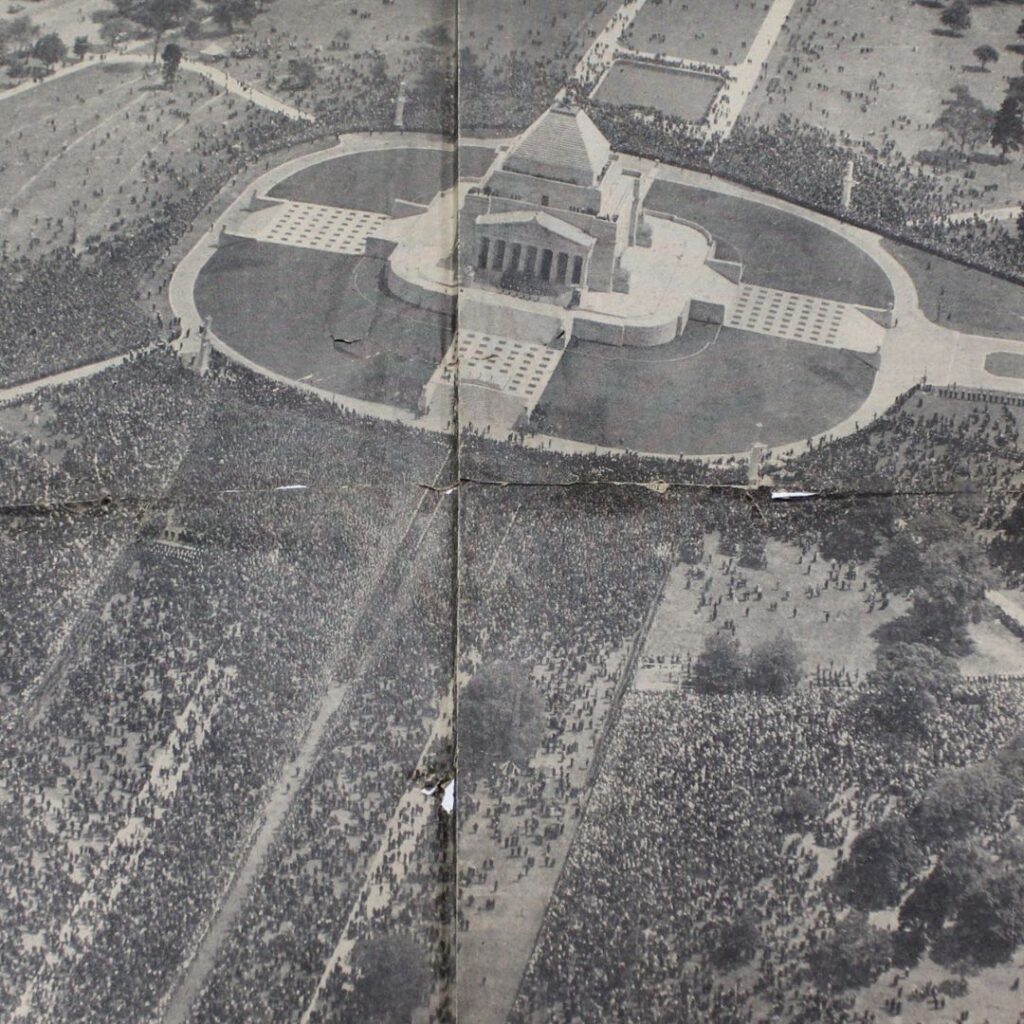 Image of Melbourne's Shrine of Remembrance Opening